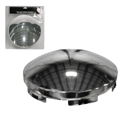 Front Hub Cap 6 Notch 5/8in Lip Chrome  562.B1604C-BP