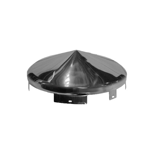 Front Hub Cap 6 Notch 3/4in Lip Chrome  562.B2601C