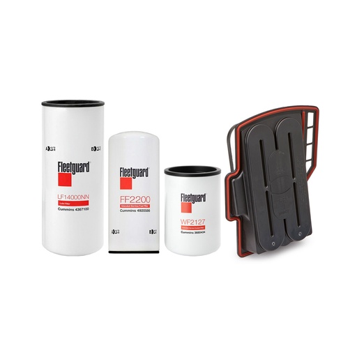 [XC-UNB2-GNF5] CUMMINS OIL CHANGE KIT LF14000NN, FF2200, CV50633, WF2127
