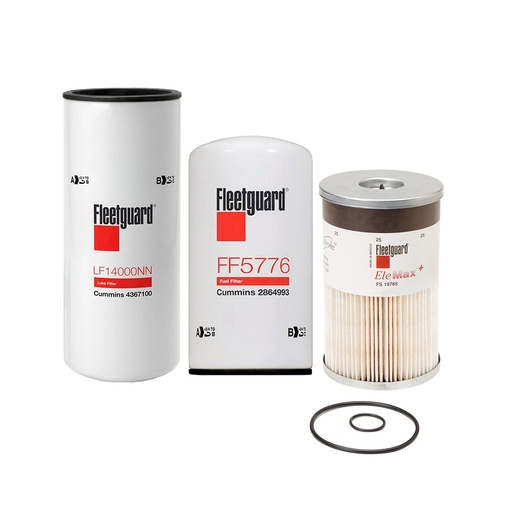 CUMMINS OIL CHANGE KIT LF14000NN, FF5776, FS19765