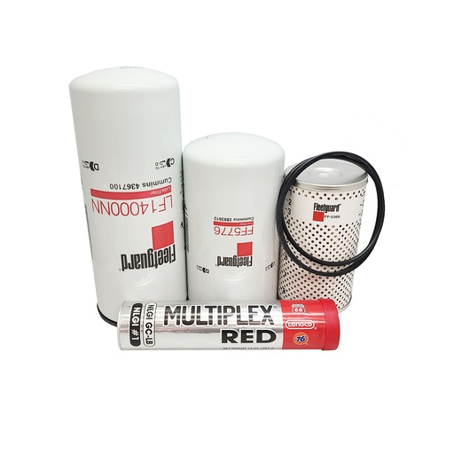 [KGAKIT-3] CUMMINS OIL CHANGE KIT LF14000NN, FF5776, FF5369, FREE GREASE