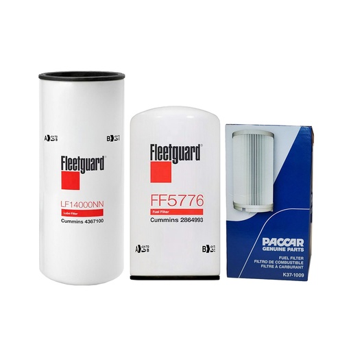 CUMMINS OIL CHANGE KIT LF14000NN, FF5776, K37-1009