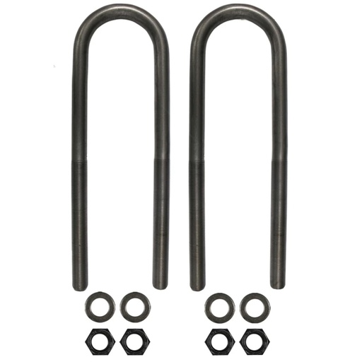 [7G-2X4L-3ZUZ] U Bolt Kit 3/4-16in X 3in X 12-5/8in  AUBK8151-124    EUB8152-12