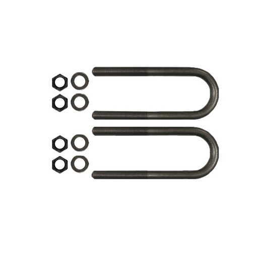 [4O-SLVD-8X7X] U Bolt Kit RND 7/8in X 3in X 10-1/2in   AUBK8161-104  EUB816110