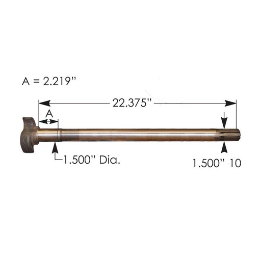 CAMSHAFT LH 122.102212.01 2210Z6344