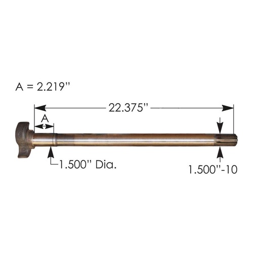 CAMSHAFT RH 122.102212.02  2210H2946