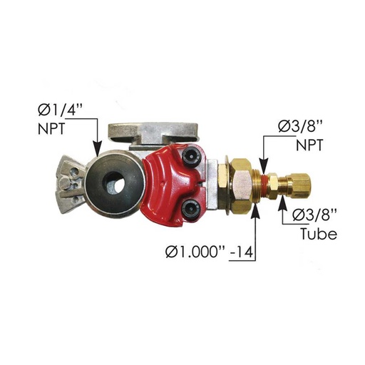 Shutoff Gladhand Emergency  179.1009  12308