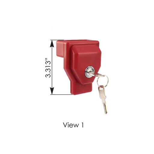 Gladhand Lock(2Key Set)179.1042 1011LK 035150 44752 H-907 H907 1791042