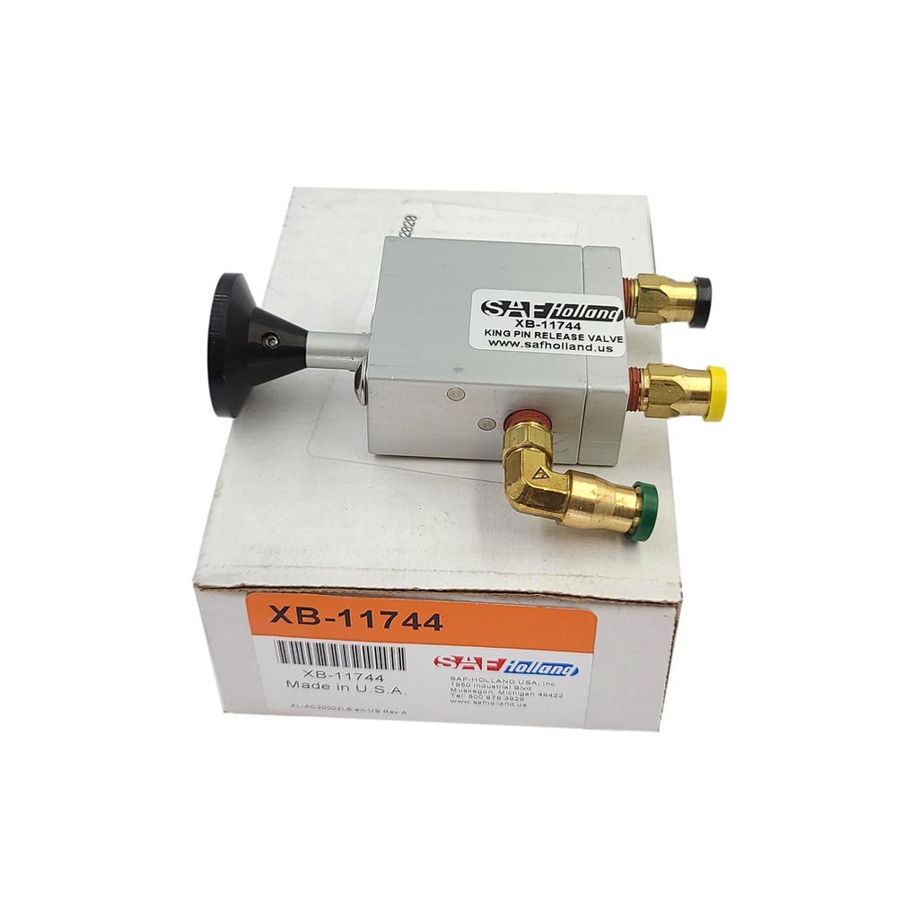 SAF HOLLAND KING PIN RELEASE VALVE XB-11744 | KAHGO Truck Parts