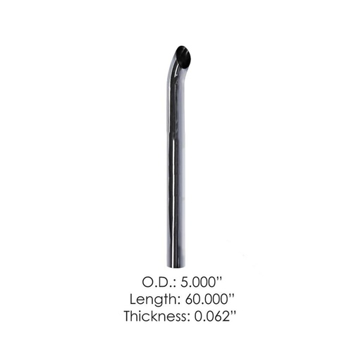 Chrome Stack 60IN Length 5in OD 562.U5560SC  EP50CS260C