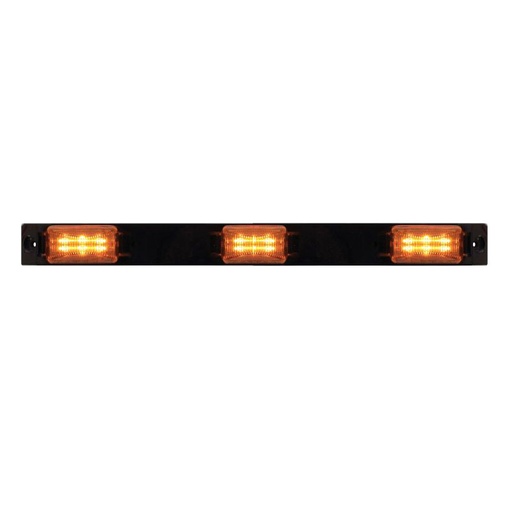 [2A-BY88-WI0D] ID Bar 3 Light LED Amber  571.LD153A3