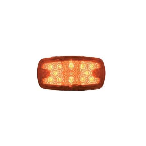 Marker Light LED 2inX4in Bullseye Amber 571.LD26A12 G4603 2660A