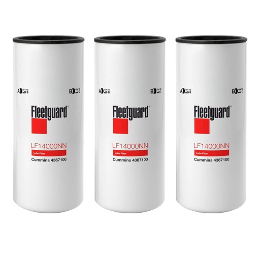 [U3-4FGC-0QAK] FleetGuard Oil Filter LF14000NN *(3Pack)*