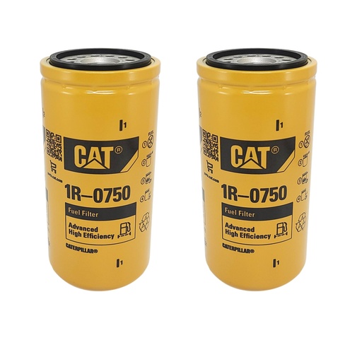 [RW-GI4I-BC51] CAT 1r-0750 Fuel Filter Duramax Genuine Caterpillar 1R0750 *(PACK OF 2)