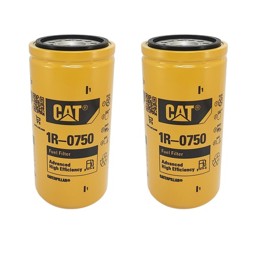 CAT 1r-0750 Fuel Filter Duramax Genuine Caterpillar 1R0750 *(PACK OF 2)