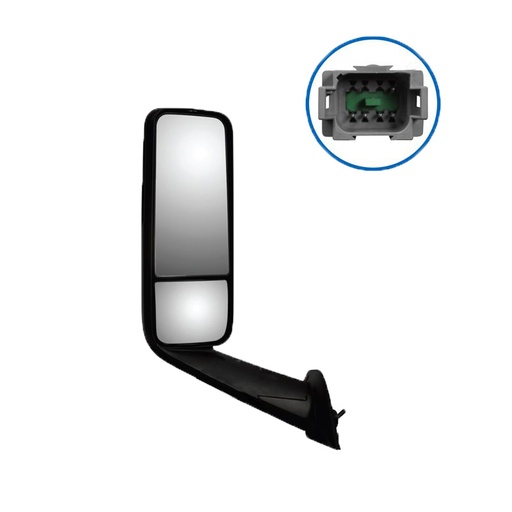 Mirror Assy RH Heated Black Freightliner 563.46104  A2273907007