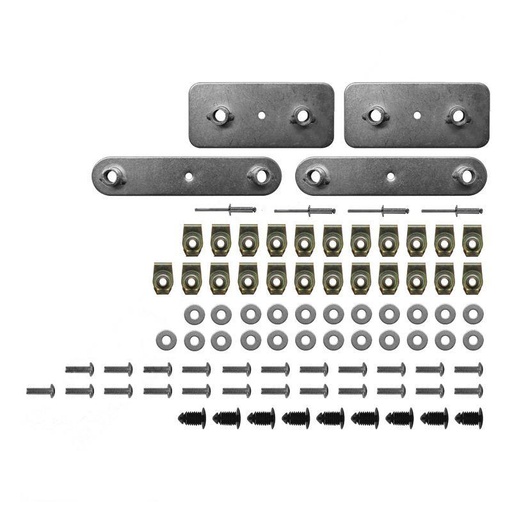 [C2-F659-K38E] Bumper Bolt Hardware Kit Freightliner 564.46436BK
