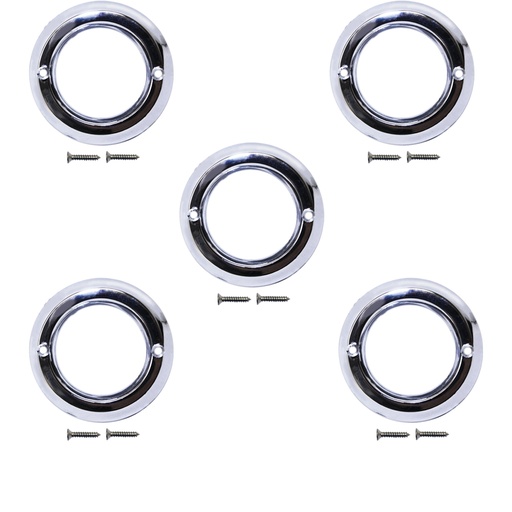 Light Bezel 2in Chrome Plastic 562.bz30c  (Pack of 5)