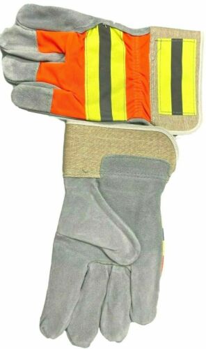 Gloves Leather Palm Reflective XLarge  571.G2003XL