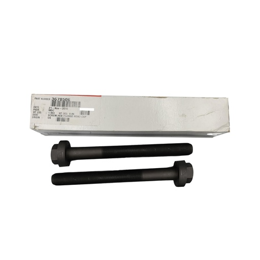 New OEM Genuine Cummins SCREW, HEX FLANGE HEAD CAP 2 PACK 3678506