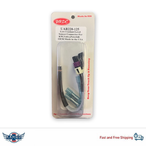 URDC Low Coolant Level Sensor Connector KW, Volvo, Peterbilt UAR220-125