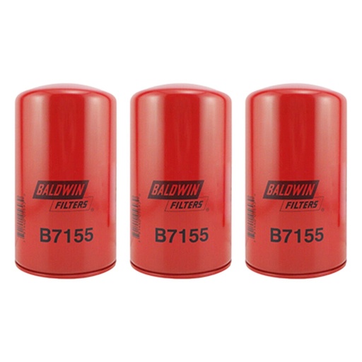 Engine Oil Filter Baldwin B7155 (Pack of 3)