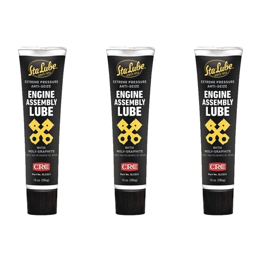 X3 CRC Engine Assembly Lube With Moly - Graphite 284G Tube SL3331 Anti-Seize