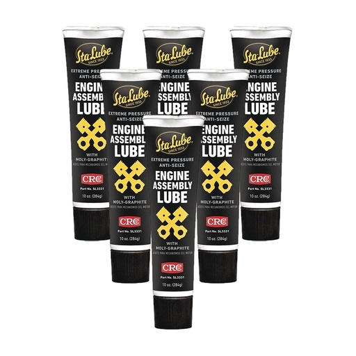 X6 CRC Engine Assembly Lube With Moly - Graphite 284G Tube SL3331 Anti-Seize