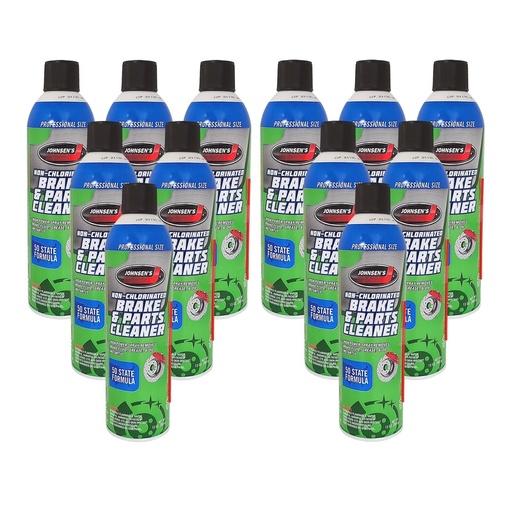 [8D-5RC4-DZAI] Johnsen's 2417C Non-Chlorinated Brake & Parts Cleaner Low VOC 13oz, (Pack of 12)