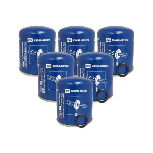 Air Dryer Cartridge Knorr-Bremse II40100F 5008414 950068 (Pack of 6)