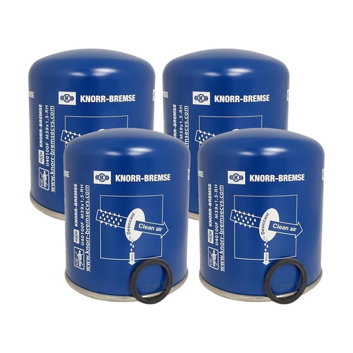 Air Dryer Cartridge Knorr-Bremse II40100F 5008414 950068 (Pack of 4)