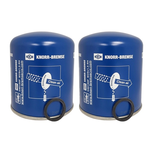 Air Dryer Cartridge Knorr-Bremse II40100F 5008414 950068 (Pack of 2)