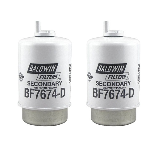 Fuel Water Separator Filter-Filter Baldwin BF7674-D (Pack of 2)