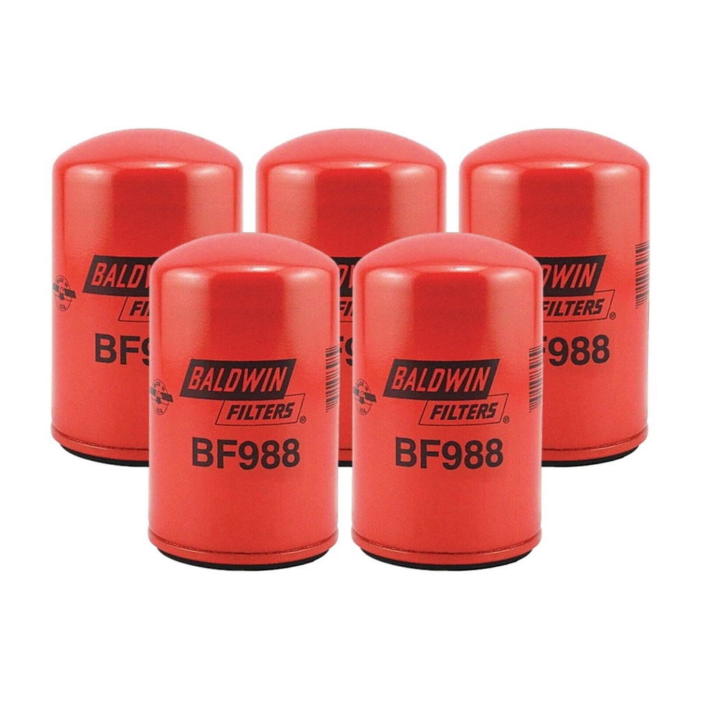 Fuel Filter Baldwin BF988 (Pack of 5) | KAHGO Truck Parts