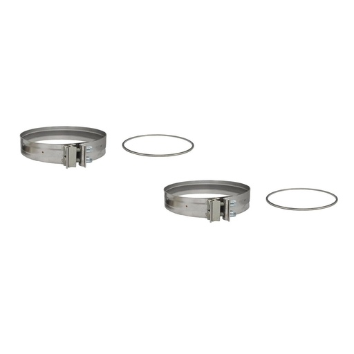 X2 DPF Filter Clamp &Gasket DETROIT DD13 DD15 KP201 A6809950302 A6804910480