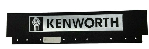 Kenworth  black & White 6X24 BKW Semi Truck Mud Flap-quarter Fender Flap