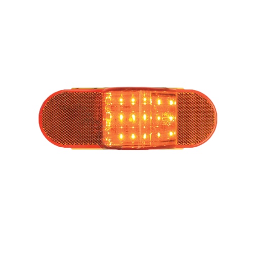 Turn Signal 6in Oval Midship LED Amber 571.LD601A18 STL75AB