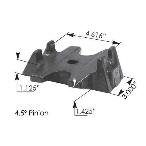 [OY-SHSP-B65H] Axle Seat 4.5 Deg Freightliner MFL46165 1613946000 A1614050000