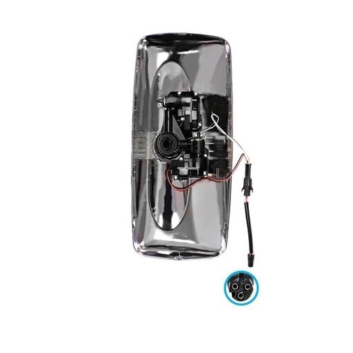 Mirror Housing MTR LH Chrome 8in X 17in 563.46046C A2258515004 	A22-58515-004