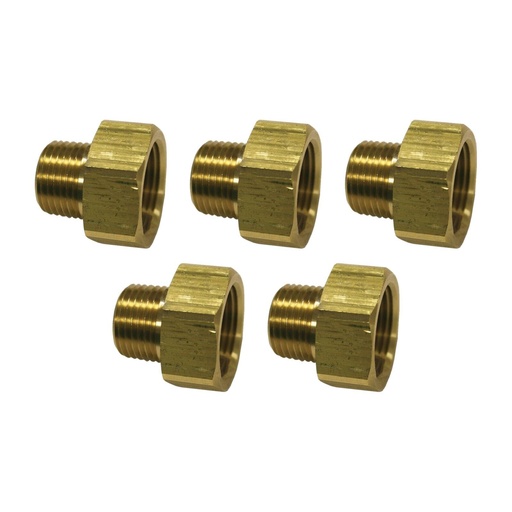 [VG-P3YX-IFP4] Adapter 1/2NPT Male x 3/4NPT Female 177.9120ED 3200X12X8, 222P128, (Pack of 5)