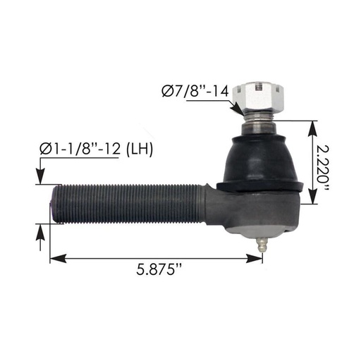 [JS-6XUQ-XYVK] Tie Rod End 500.228 462.ES9177L 60961025, 64000001 64000-001 60961-025