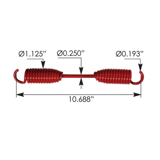 Spring 104.10241HD E-10197 R567503 818278 E10197 E5479A 19-915
