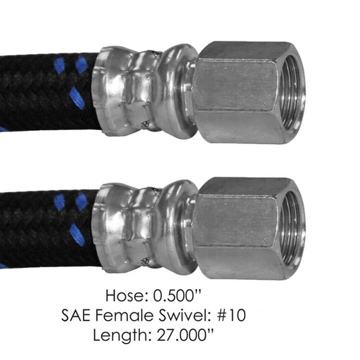 Discharge Hose 2 Fem SAE Swivel 27in FTL 177.101127 A1223236027