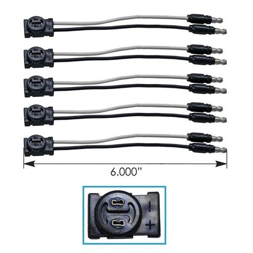 Pigtail 2 Wire 571.PT130 97005, 66931, AL42PG (Pack of 5)