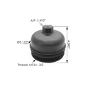 Fuel Filter Cap and Seal Kit Freightliner 572.46508 A4730920508