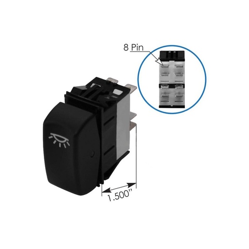 [3J-MSBI-K635] Switch Dome Light Paccar 577.59625 P27104010 8961K1901 P27-1040-10
