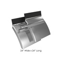 Quarter Fender Kit Stainless Steel 562.9106 10619 19420 031-00419