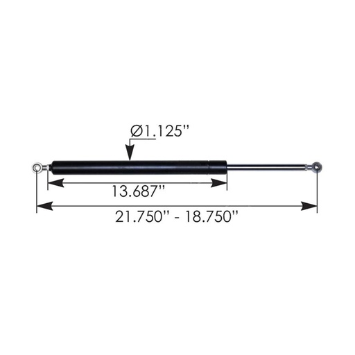[FC-KWVM-MYMZ] Tilt Hood Strut Freightliner A99462 A1716391002 A17-16391-002