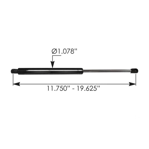 [G5-DK0G-ME5P] Hood Damper Freightliner A99297 A1714297000, A1714297002