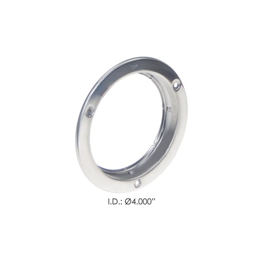 Light Bezel 4in Stainless Steel 571.BZ40SS 43253, A45S2B, M43253, 20549, 87143